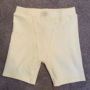 WINTERMUSE lounge Rib Shorts in Vanilla Size US 4